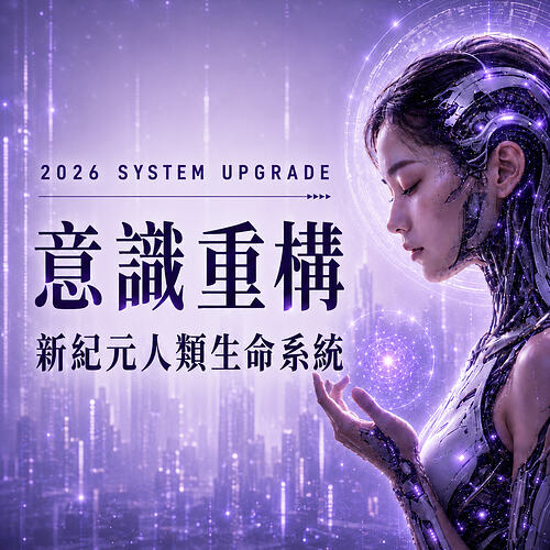 【莫子 2026 系統最後通牒】－《意識重構：新紀元人類生命系統》正式預售！