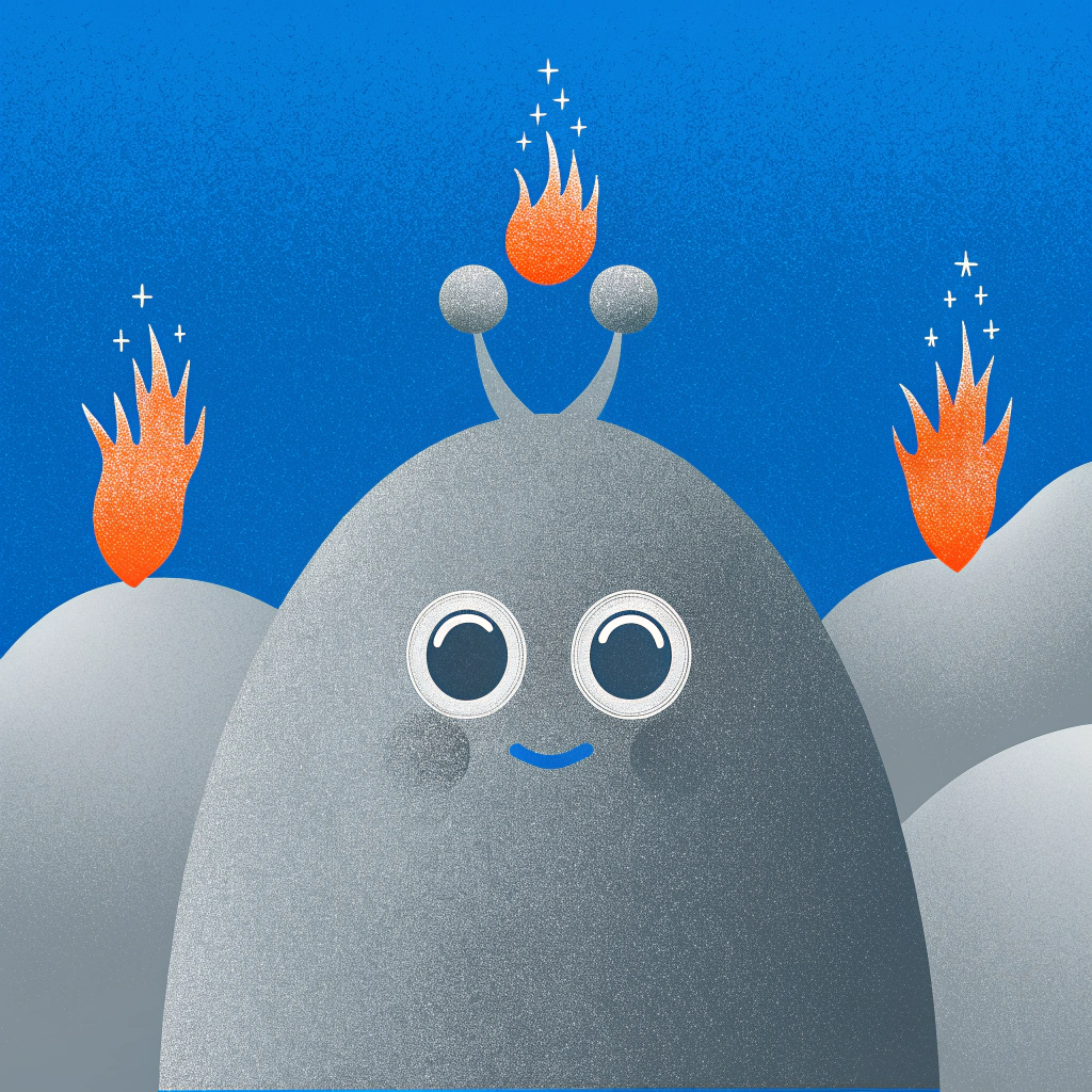 只要成為一顆石頭就沒事了